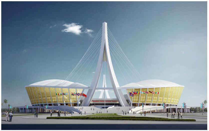 援柬埔寨國家體育場項目(榮獲“2022-2023年度中國建設工程魯班獎”)